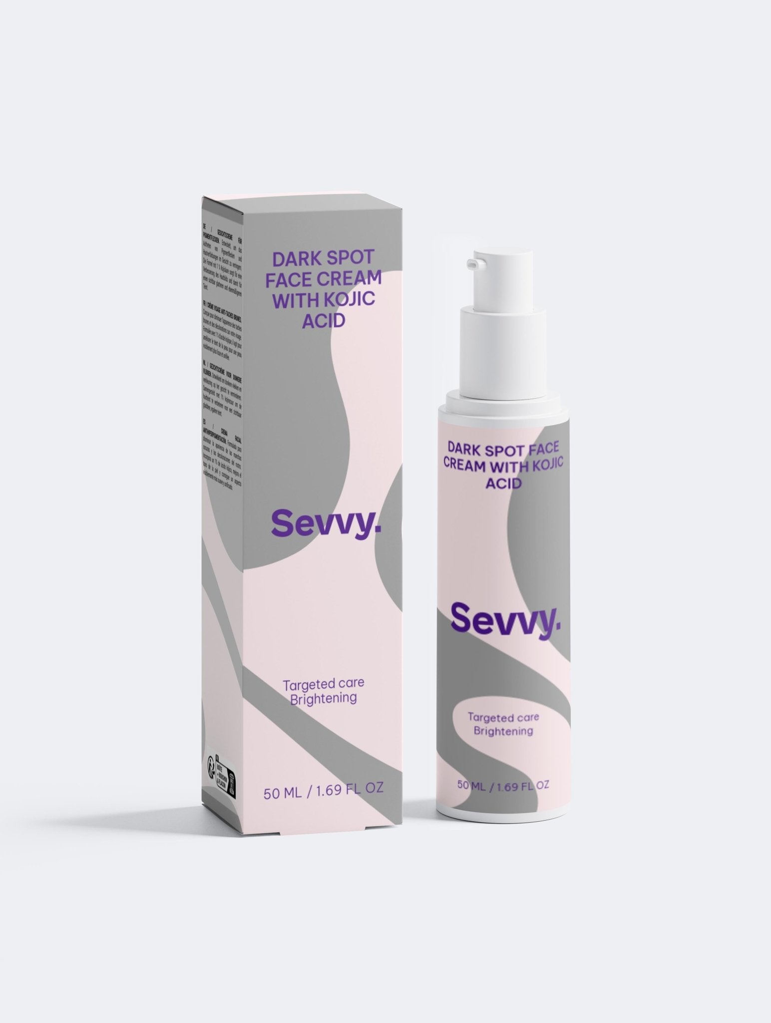 Sevvy Dark Spot Cream, 1% Kojic Acid - 50g - Sevvy
