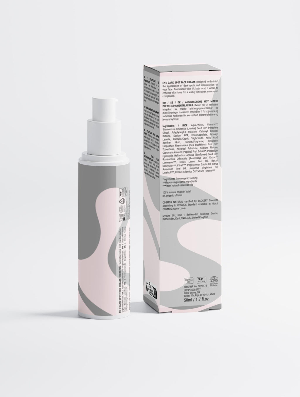 Sevvy Dark Spot Cream, 1% Kojic Acid - 50g - Sevvy